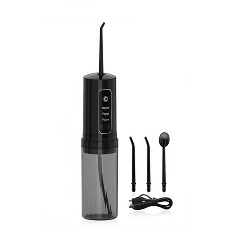 Oral Irrigators Other Hygiene Small Portable 230ml Collapsible Dental Water Flosser USB Charge Floss Tip Teeth Cleaner 221215