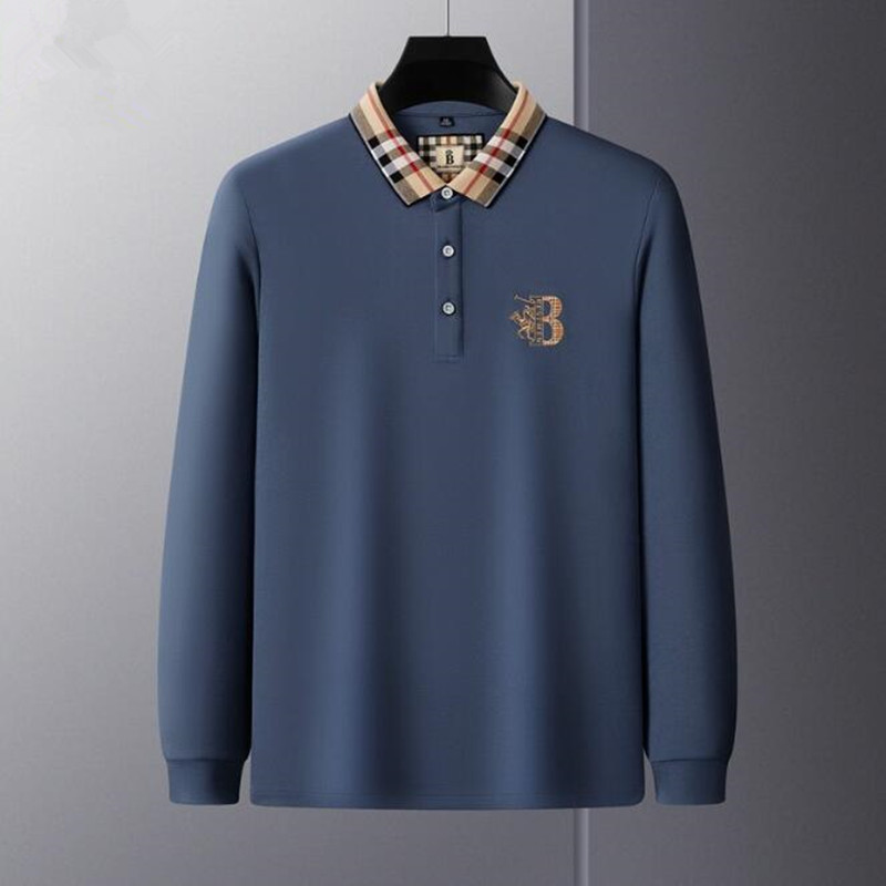 Wholesale 2023 autumn and winter Men's Polos 100% Cotton Polo Shirt Long Sleeve Tee Embroidered Fall Business Casual Lapel Fashion Top Soft -4XL A8618#, Light blue
Wholesale 2023 autumn and winter Men's Polos 100% Cotton Polo Shirt Long Sleeve Tee Embroidered Fall Business Casual Lapel Fashion Top Soft -4XL A8618#, Light blue