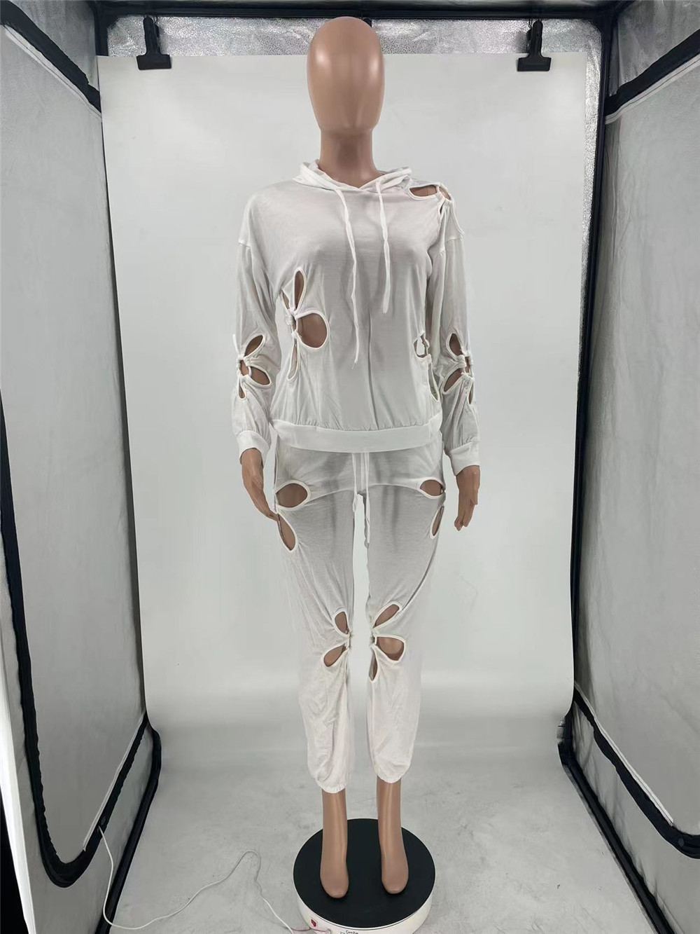 Fall Winter Women Cotton Tracksuits 2XL Sweatsuits Long Sleeve Outfits Pullover Hooded Hoodie and Jogging Sweatpants Two Piece Sets Casual Sportswear 