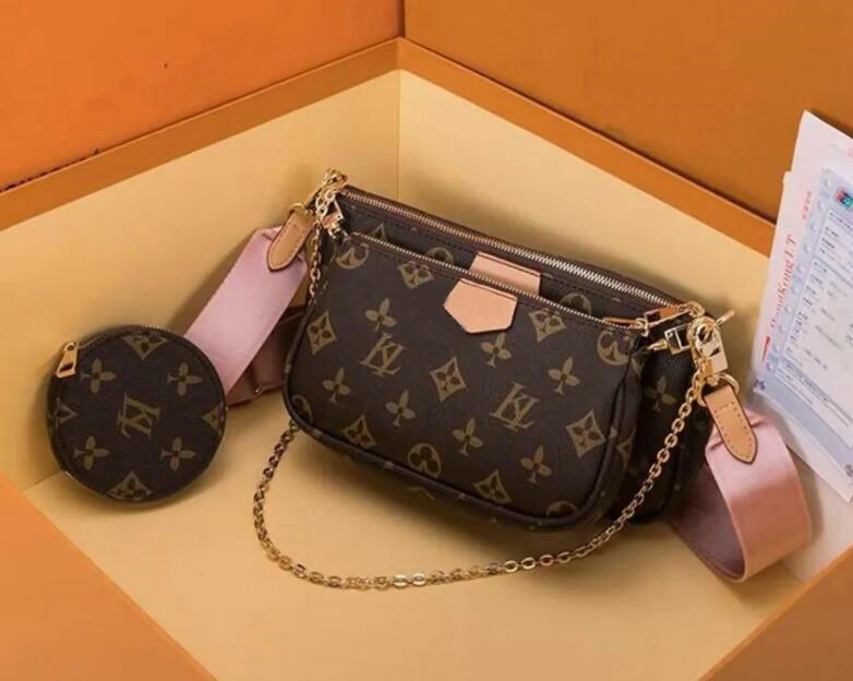 Women's designer 3pcs/set Accessories Shoulder bag Totes Handbag chain Crossbody Bag Cross body Leather Messenger bags purse, Pink shoulder strap
Women's designer 3pcs/set Accessories Shoulder bag Totes Handbag chain Crossbody Bag Cross body Leather Messenger bags purse, Pink shoulder strap