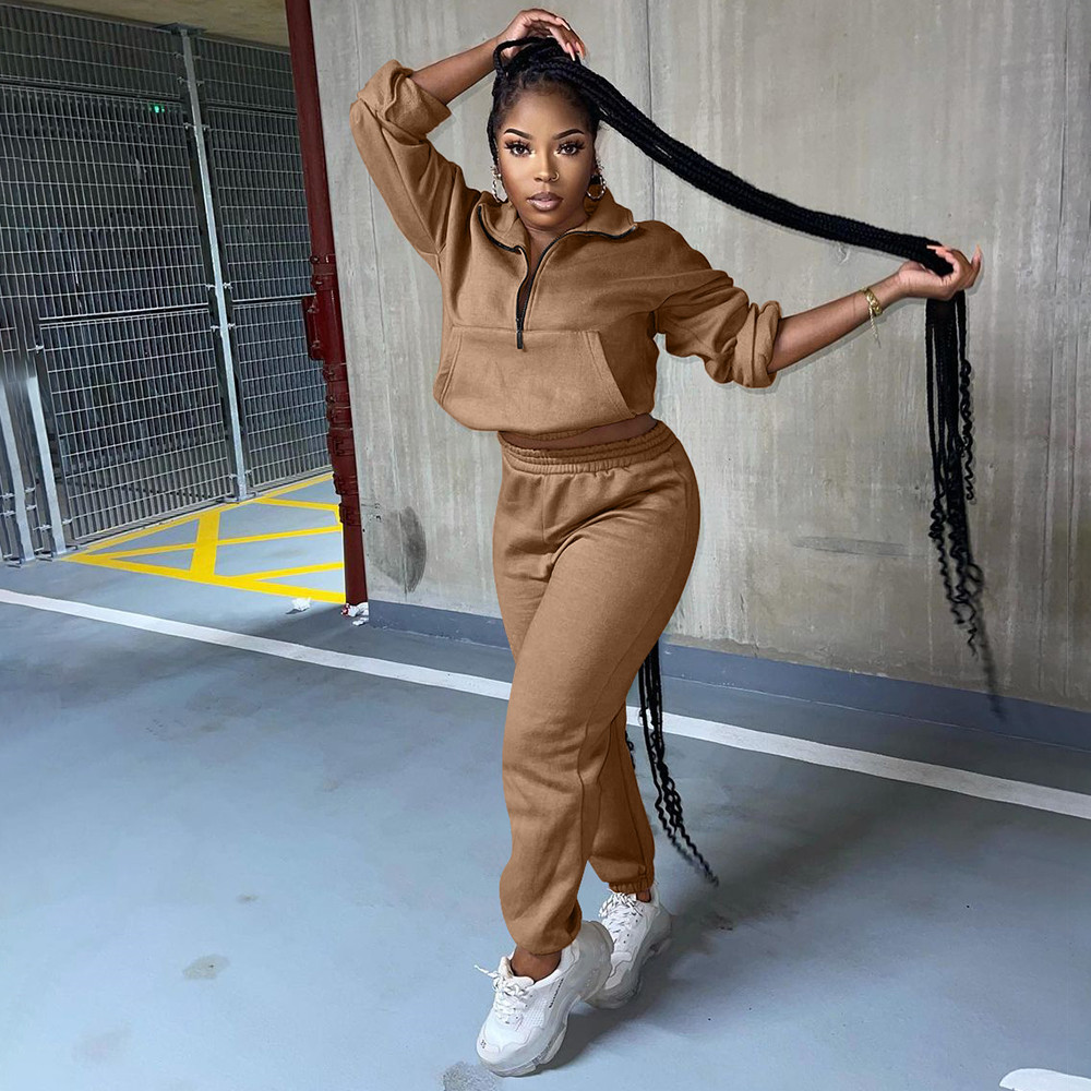 Fall Winter Women Tracksuits Plus size 2XL Long Sleeve Outfits Pullover Hoodie AND Pants Two Piece Sets Sweatsuits Casual Outwork Sportswear Jogger Su