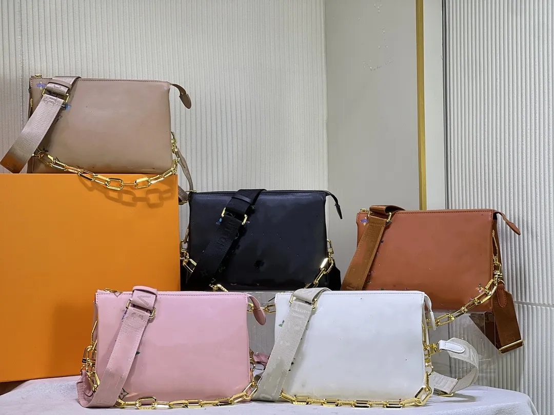 M57790 Designer COUSSIN shoulder Bags PM women bag genuine calf leather embossed Chain carry Purse clutch crossbody handbag M21209 M57782, White
M57790 Designer COUSSIN shoulder Bags PM women bag genuine calf leather embossed Chain carry Purse clutch crossbody handbag M21209 M57782, White
