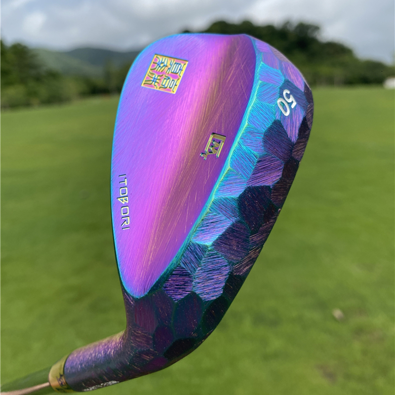 Other Golf Products golf wedges ITOBORI Silver Black Blue Rainbow 50 52 54 56 58 60 with steel shaft sand clubs 230103