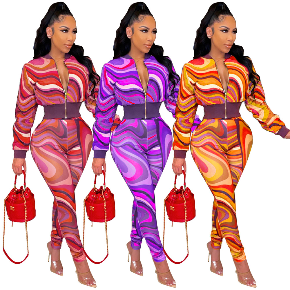 Wholesale Print Tracksuits Women Two Piece Sets Fall Winter Outfits Long Sleeve Jacket and Pants Sportswear Outwork Sweatsuits Outdooor Jogger Suits 8628, Orange
Wholesale Print Tracksuits Women Two Piece Sets Fall Winter Outfits Long Sleeve Jacket and Pants Sportswear Outwork Sweatsuits Outdooor Jogger Suits 8628, Orange