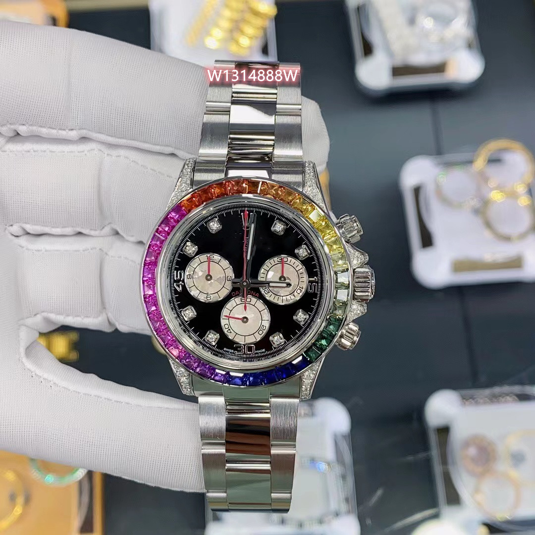 Custom Watch diameter 40mm 4130 movement pack 18k white gold rose South Africa true drill ring mouth Mosan Drill 940L stainless steel, As shown
Custom Watch diameter 40mm 4130 movement pack 18k white gold rose South Africa true drill ring mouth Mosan Drill 940L stainless steel, As shown