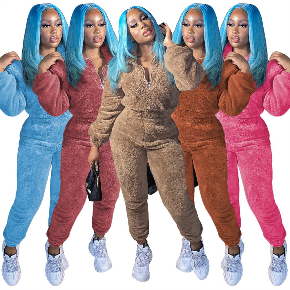 Fall Winter Women Tracksuits Fleece Sweatsuits Long Sleeve Pullover Top and Pants Two Piece Sets Casual Solid Outfits Thick Warm Sportswear Jogging suits 8630, Wine red
Fall Winter Women Tracksuits Fleece Sweatsuits Long Sleeve Pullover Top and Pants Two Piece Sets Casual Solid Outfits Thick Warm Sportswear Jogging suits 8630, Wine red