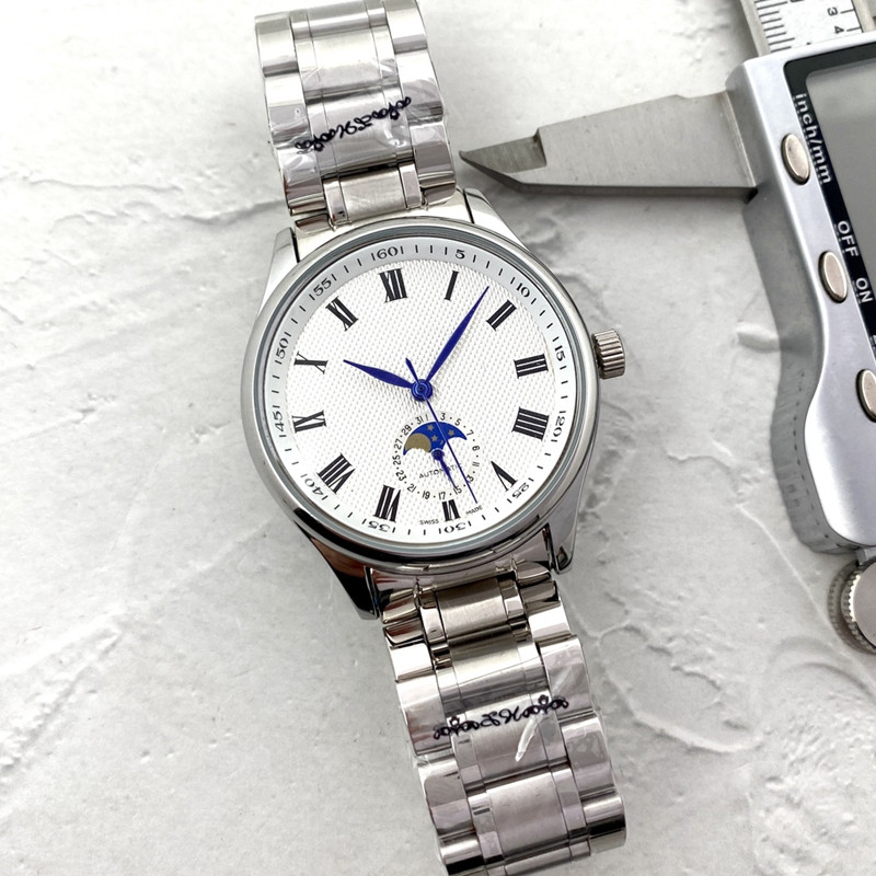 WristWatches for Men 2022 New Mens Watches Stainless Steel Four stitches Luxury Brand 40mm Automatic mechanical Watch Steel Strap LO Fashion style
WristWatches for Men 2022 New Mens Watches Stainless Steel Four stitches Luxury Brand 40mm Automatic mechanical Watch Steel Strap LO Fashion style