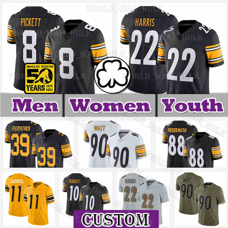8 Kenny Pickett Jersey 22 Najee Harris T.J. Watt Minkah Fitzpatrick TJ Boswell Cameron Heyward George Pickens Devin Bush Pittsburgh Steelers Pat Freiermuth Myles Jack, Men jersey(gr)
8 Kenny Pickett Jersey 22 Najee Harris T.J. Watt Minkah Fitzpatrick TJ Boswell Cameron Heyward George Pickens Devin Bush Pittsburgh Steelers Pat Freiermuth Myles Jack, Men jersey(gr)