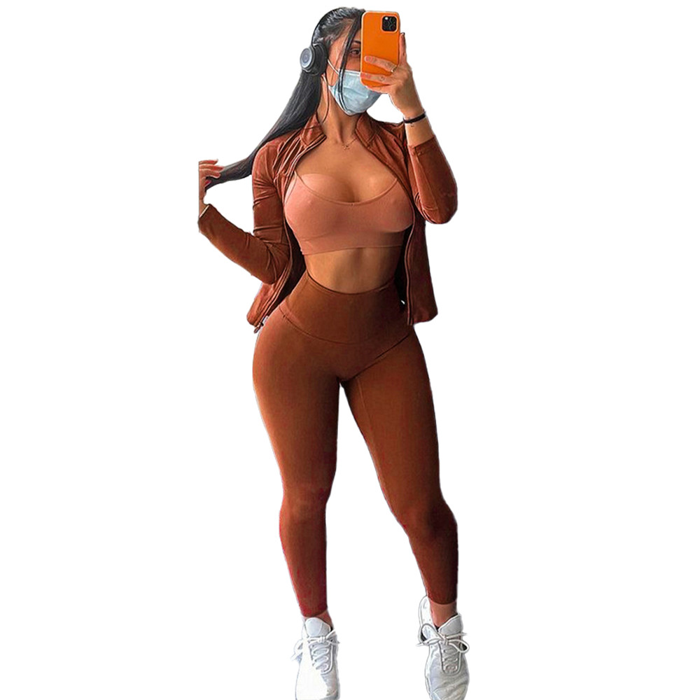 Fall Winter Tracksuits Women Outfits Plus size 2XL Long Sleeve Jacket and Pants Two Piece Sets Casual Workout Sportswear Solid Sweatsuits Jogging suit