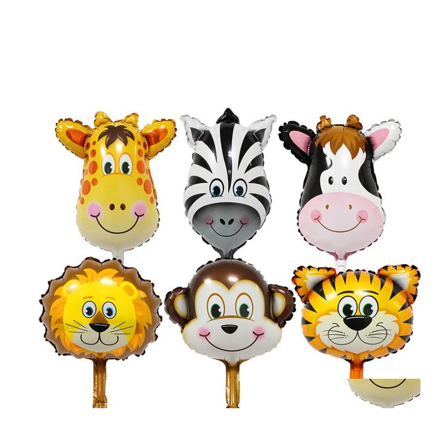 Party Decoration Mini Cartoon Animals Foil Balloon Tiger Lion Cow Monkey Aluminum Film Balloons Kid Toy Birthday Wedding Dbc Drop De Dhqoz
Party Decoration Mini Cartoon Animals Foil Balloon Tiger Lion Cow Monkey Aluminum Film Balloons Kid Toy Birthday Wedding Dbc Drop De Dhqoz