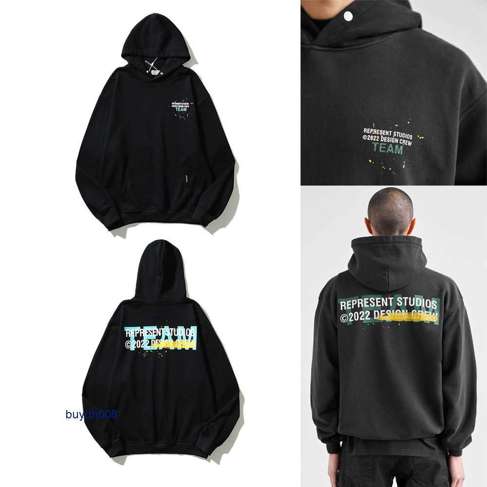 New Men's and Women's Hoodies Fashion Design Brand Present's American High Street Friday Exclusive Wash Black Foam Print 63si
New Men's and Women's Hoodies Fashion Design Brand Present's American High Street Friday Exclusive Wash Black Foam Print 63si