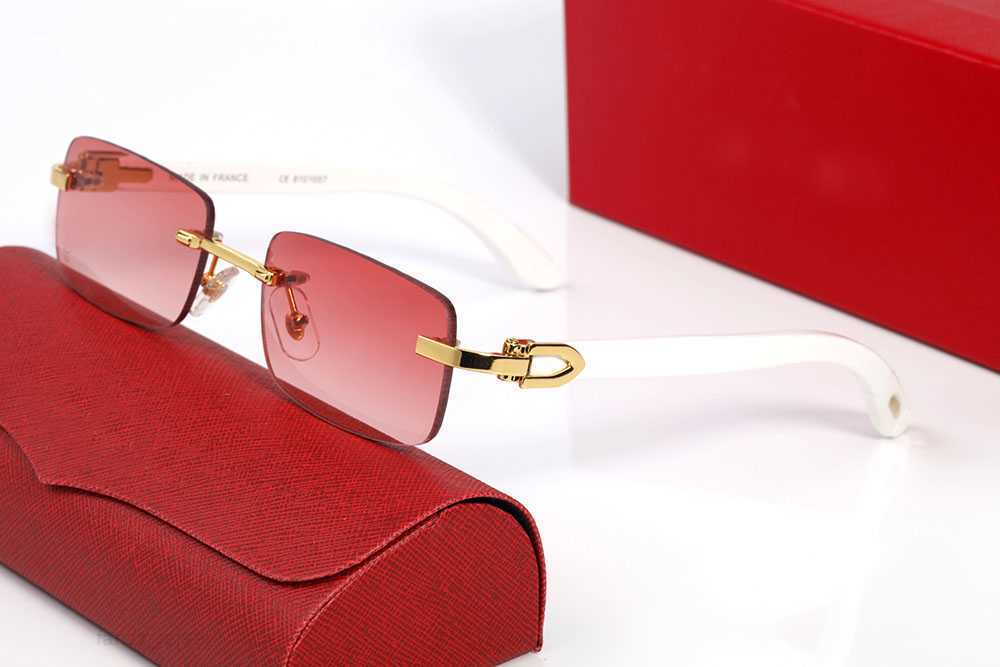 Red Designer Sunglasses Mens Womens Polarized uv Protection Square Frameless White Buffalo Horn Glasses Sunglass Frames Wooden Bamboo good
Red Designer Sunglasses Mens Womens Polarized uv Protection Square Frameless White Buffalo Horn Glasses Sunglass Frames Wooden Bamboo good