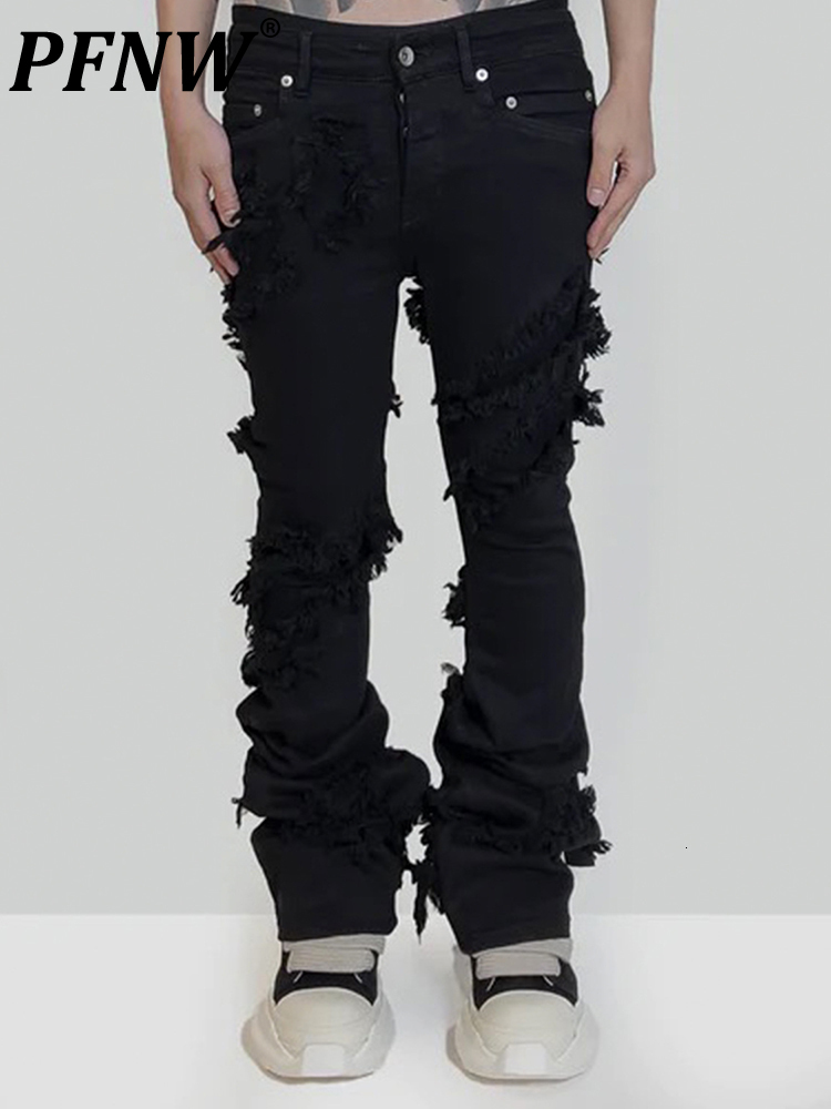 Men s Jeans PFNW Autumn Niche Style High Elastic Solid Color Men And Women Trousers Darkwear Chic Pencil Pants 12A4954 230104, Black2
Men s Jeans PFNW Autumn Niche Style High Elastic Solid Color Men And Women Trousers Darkwear Chic Pencil Pants 12A4954 230104, Black2