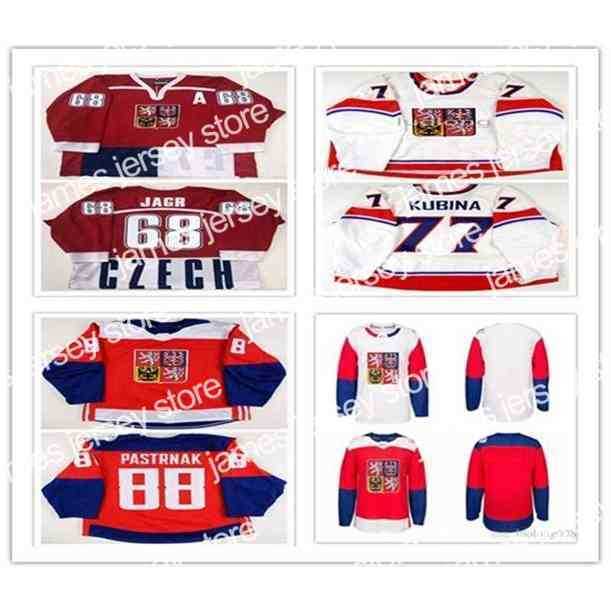 College Hockey Wears Thr Customize Team Czech republic #68 Jaromir Jagr David Pastrnak Pavel Kubina DOMINIK HASEK Hockey Jersey, White
College Hockey Wears Thr Customize Team Czech republic #68 Jaromir Jagr David Pastrnak Pavel Kubina DOMINIK HASEK Hockey Jersey, White