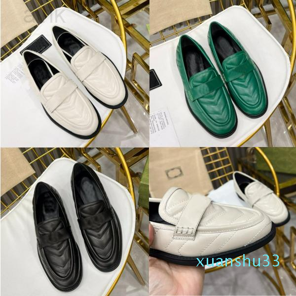 Women Loafers Designer Single Shoes Boat Shoe Leather Round Toe Casual Shoese All-match Tricolor Black White Green Paragraph Size 35-40
Women Loafers Designer Single Shoes Boat Shoe Leather Round Toe Casual Shoese All-match Tricolor Black White Green Paragraph Size 35-40