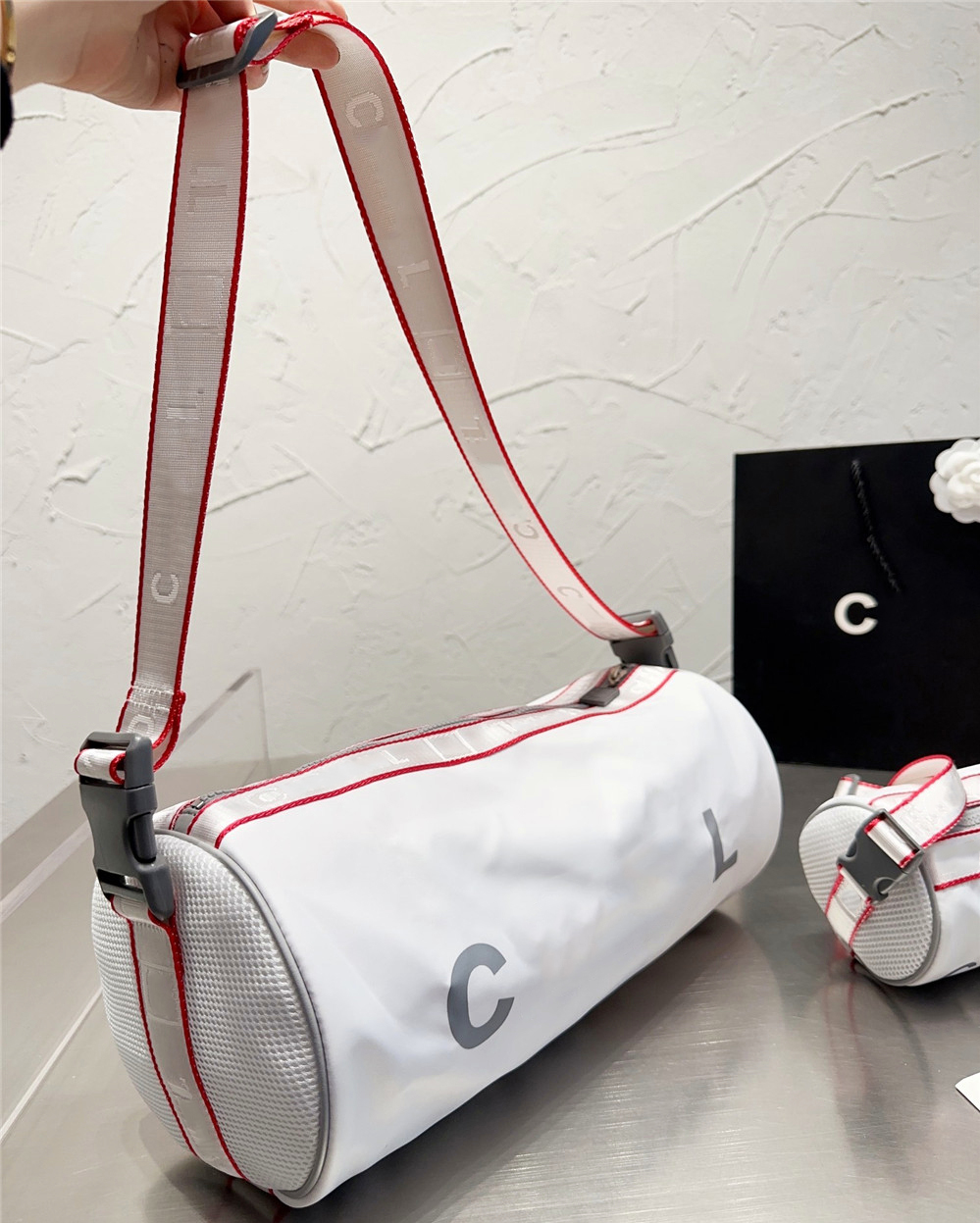 COCO Multifunction Nylon Bowling Bags Storage Yoga Gym Large Capacity Duffel Travel Waterproof Casual Beach Exercise Luggage Travelling Crossbody bag Luxurys, White
COCO Multifunction Nylon Bowling Bags Storage Yoga Gym Large Capacity Duffel Travel Waterproof Casual Beach Exercise Luggage Travelling Crossbody bag Luxurys, White