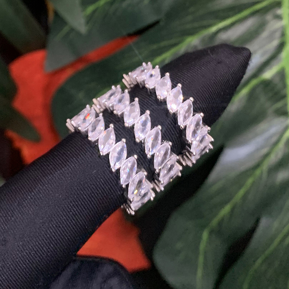 Sterg Sier Horse Eye Ring Fashion Womens Jewelry with Cubic Zirconia Ideal for Wedding and Special Ocns