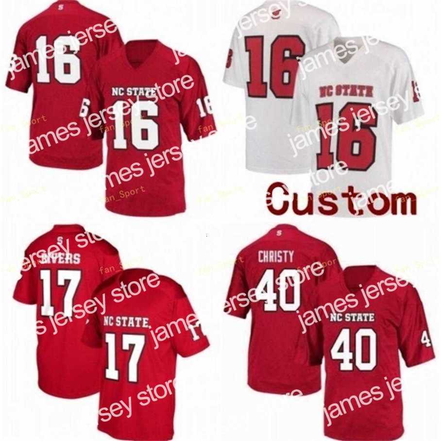 American College Football Wear Thr NCAA College Jerseys NC State Wolfpack 26 Trent Pennix 7 Nyheim Hines 28 Jaylen Samuels 9 Bradley Chubb Knight Custom Football Stit