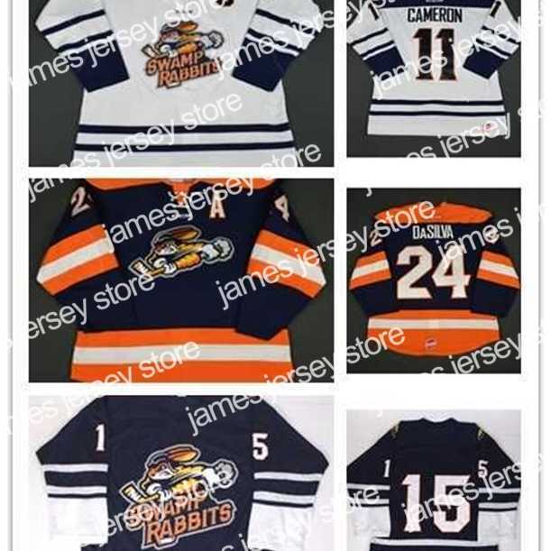 College Hockey Wears Thr Wholesale Customize ECHL Greenville Swamp Rabbits Mens Womens Kids 11 Bretton Cameron 24 Justin DaSilva Cheap Hockey Jerseys Goalit Cut, 15
College Hockey Wears Thr Wholesale Customize ECHL Greenville Swamp Rabbits Mens Womens Kids 11 Bretton Cameron 24 Justin DaSilva Cheap Hockey Jerseys Goalit Cut, 15