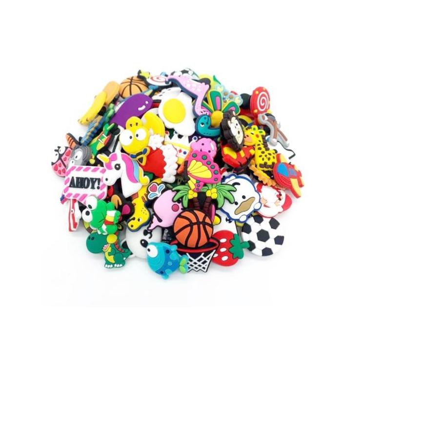 Shoe Parts Accessories Wholesale 100Pcs/Lot Custom Mexican Style Pvc Charms Shoecharms Buckle Soft Rubber Jibbitz For Clog Shoes D Dhqb2