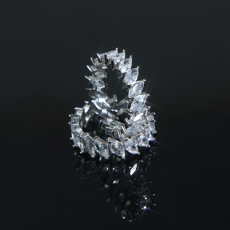 Sterg Sier Horse Eye Ring Fashion Womens Jewelry with Cubic Zirconia Ideal for Wedding and Special Ocns