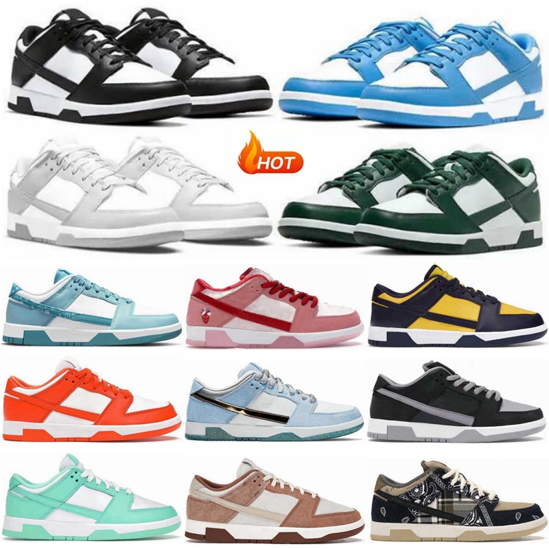 

Designer Casual Shoes Panda Dunks Low University Blue Grey Fog Medium Varsity Green Chunky Michigan Syracuse Chicago Outdoor Sb Lows