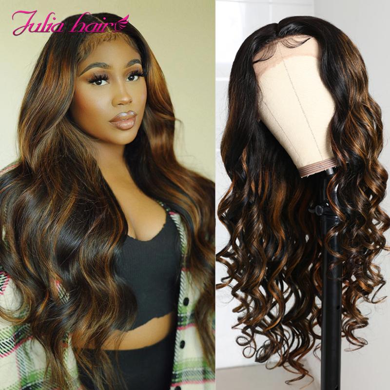 Spitze Perücken 13x4 Front Perücke Körperwelle FB30 Bronde Haar 5x5 HD Verschluss mit Baby 13x6 Frotnal Human für Frauen