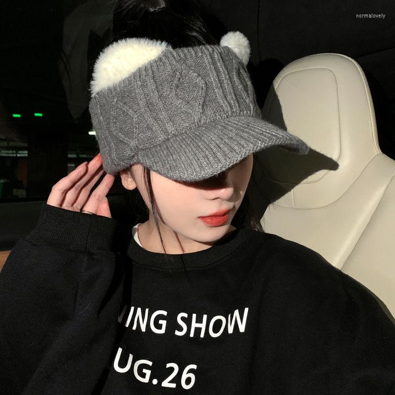 Visors Korean Style Autumn And Winter Plush Ear Hat Cute Knitting Woolen Cap Internet Celebrity All-Matching Peaked, Pink
Visors Korean Style Autumn And Winter Plush Ear Hat Cute Knitting Woolen Cap Internet Celebrity All-Matching Peaked, Pink