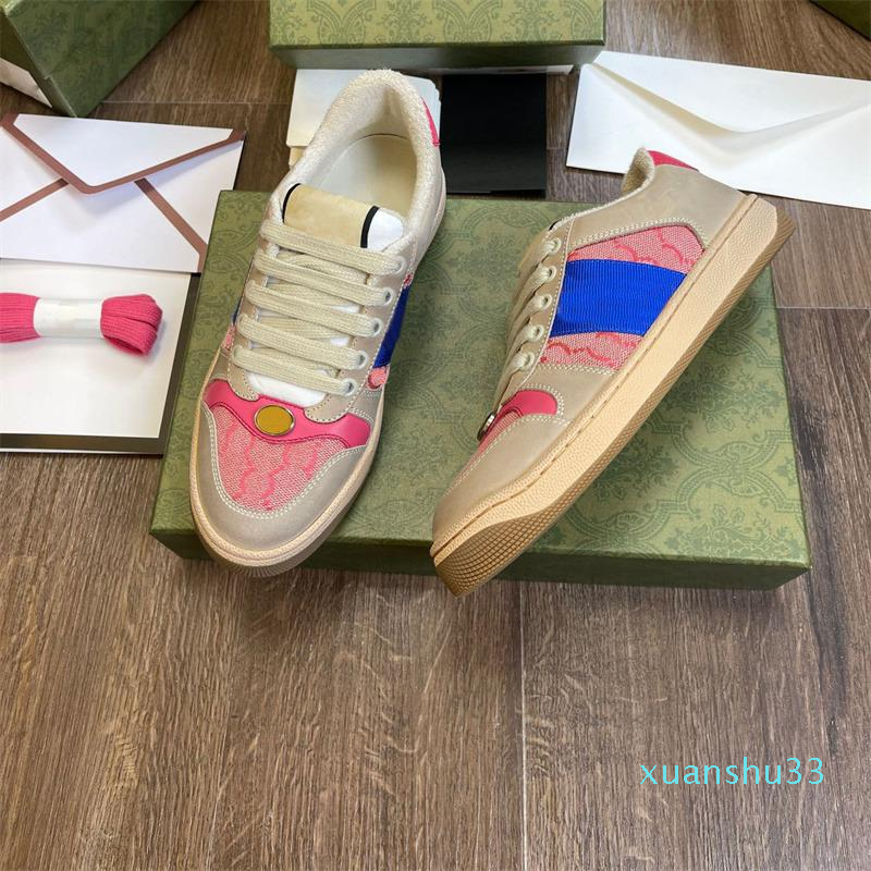 Casual Shoes Men Women Distressed Screener Sneakers Classic Stripe Top Quality Rubber Shoe Canvas Splicing Trainers Mesh Breathable
Casual Shoes Men Women Distressed Screener Sneakers Classic Stripe Top Quality Rubber Shoe Canvas Splicing Trainers Mesh Breathable