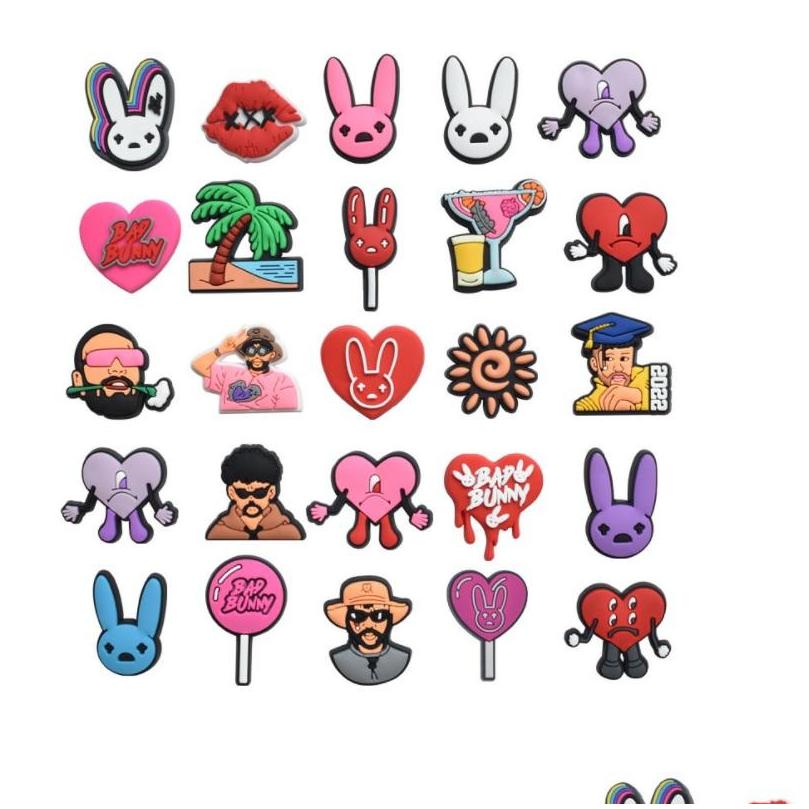 Shoe Parts Accessories Rabbit Pvc Charms Buckles Fashion Charcessories Soft Rubber Jibitz For Croc Shoes Cartoon Baby Girls Boys B Dhnbp
Shoe Parts Accessories Rabbit Pvc Charms Buckles Fashion Charcessories Soft Rubber Jibitz For Croc Shoes Cartoon Baby Girls Boys B Dhnbp