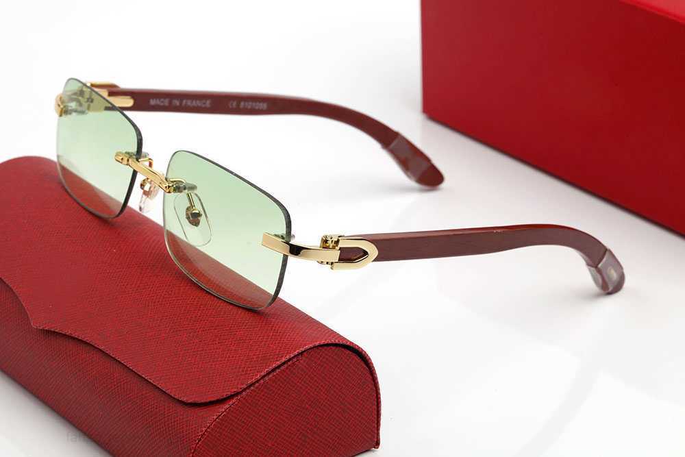 Luxury Designer Sunglasses Women Sunglass Brand Square Frameless Black Red Green Yellow Lens Eyeglasses Frame Alloy Wooden Legs Woman good
Luxury Designer Sunglasses Women Sunglass Brand Square Frameless Black Red Green Yellow Lens Eyeglasses Frame Alloy Wooden Legs Woman good
