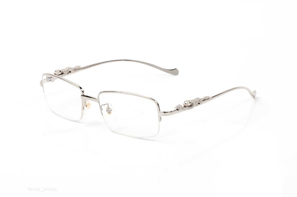 Mens Sunglasses Designer Optical Frame Fashion Silver Gold Panther Sun glasses for Womens Vintage Retro Luxury Brand Driving Soprt Rimless good
Mens Sunglasses Designer Optical Frame Fashion Silver Gold Panther Sun glasses for Womens Vintage Retro Luxury Brand Driving Soprt Rimless good