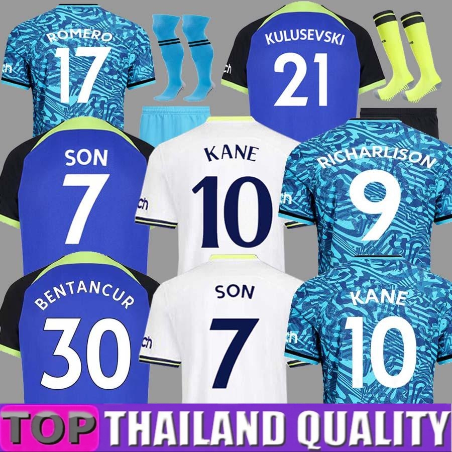 SPURS 22 23 S-4XL soccer jersey KANE SON PERISIC KULUSEVSKI HOJBJERG 2022 2023 LUCAS LLORS Third Football kit shirt BRYAN BERGWIJN Soccer tops Men kids set, 22 23 away aldult
SPURS 22 23 S-4XL soccer jersey KANE SON PERISIC KULUSEVSKI HOJBJERG 2022 2023 LUCAS LLORS Third Football kit shirt BRYAN BERGWIJN Soccer tops Men kids set, 22 23 away aldult