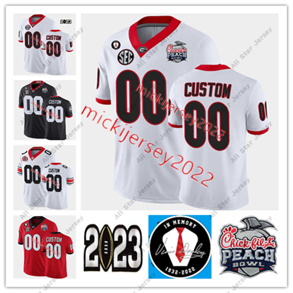 American College Football Wear 2023 College Football Champions Jersey Custom Kenny McIntosh William Poole Jamon Dumas-Johnson Xavier Truss Kamari Lassiter C.J. S, No extra patch
American College Football Wear 2023 College Football Champions Jersey Custom Kenny McIntosh William Poole Jamon Dumas-Johnson Xavier Truss Kamari Lassiter C.J. S, No extra patch