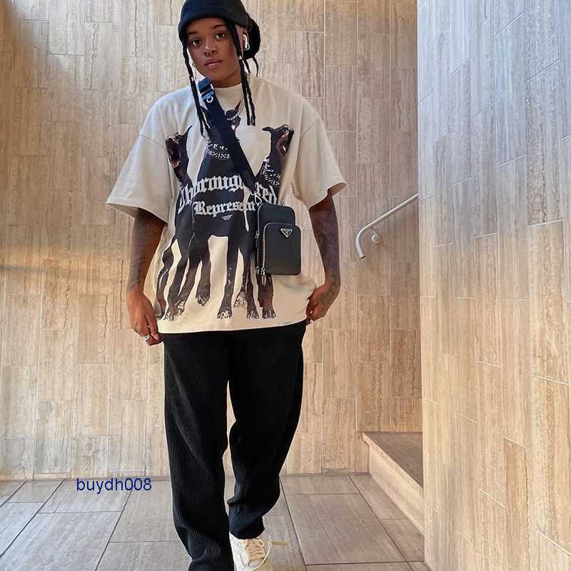 2023 New Men' and Women' t Shirt Fashion Design Brand Present' Doberman Hound Printed Washed Vintage High Street Loose Short Sleeve Wpcn, Black
2023 New Men' and Women' t Shirt Fashion Design Brand Present' Doberman Hound Printed Washed Vintage High Street Loose Short Sleeve Wpcn, Black
