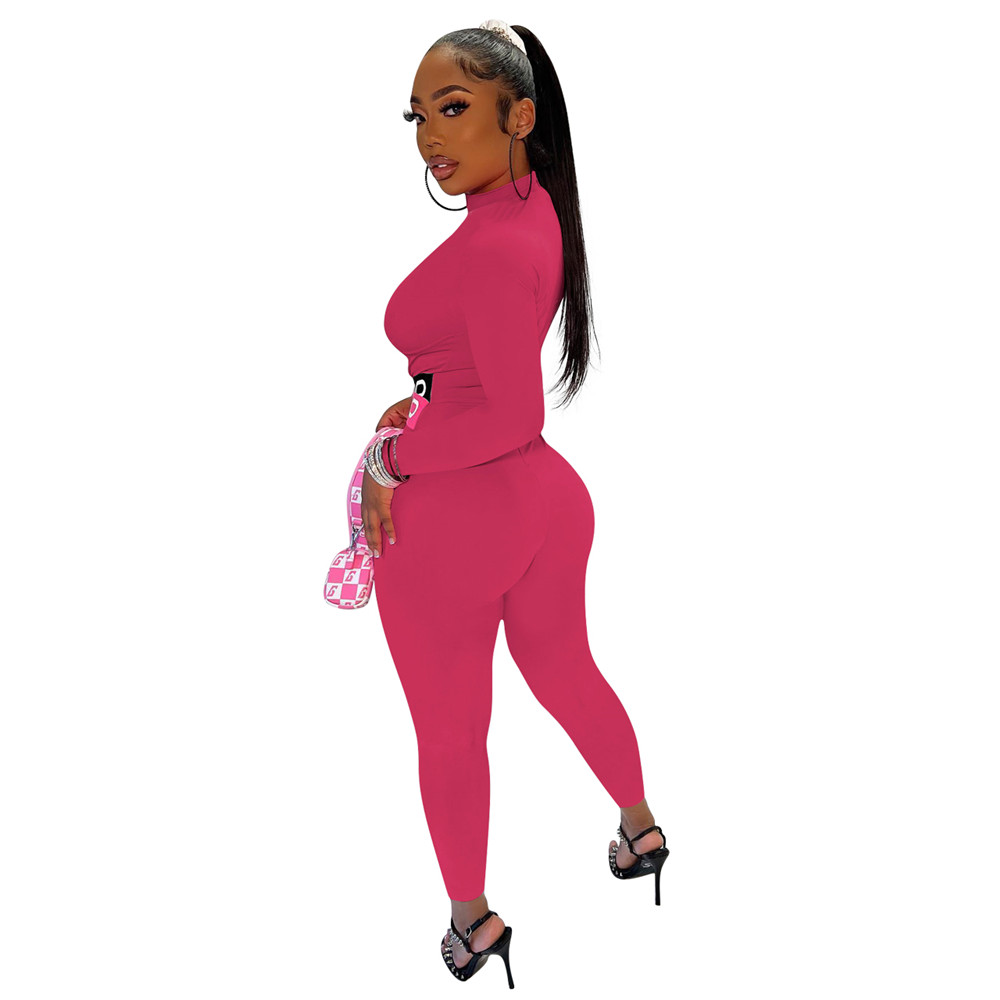 Fall Winter Jumpsuits Women Bodycon Rompers XL Long Sleeve Solid Jumpsuits One Piece Outfits Skinny Overalls leggings Casual Streetwear 8535