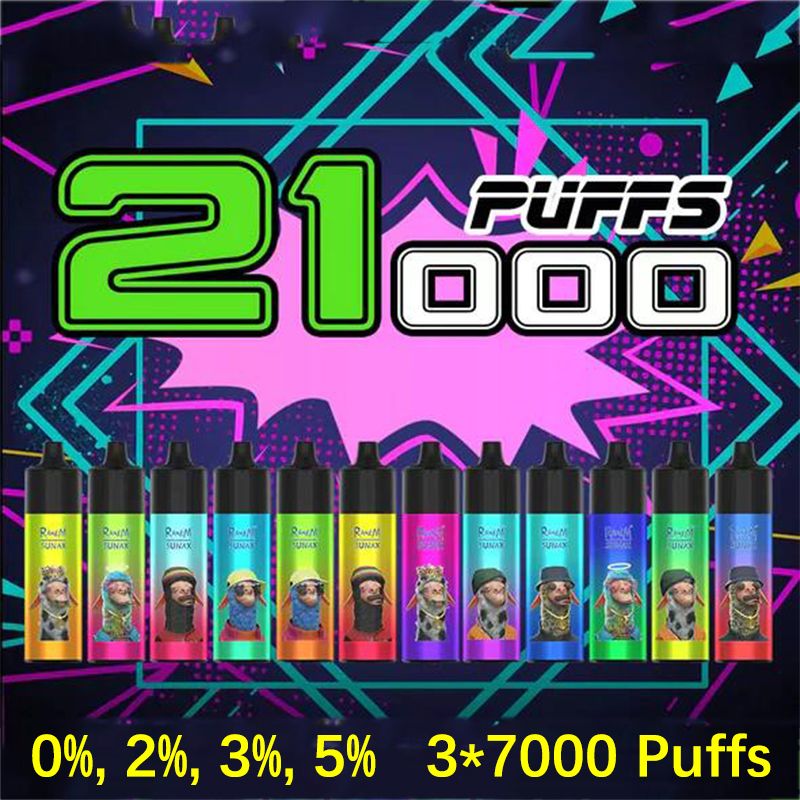 Orignal RandM Sunax 21000 Puffs Disposable Vape One Battery 3 Replaceable Cartridges 3x 7000 Puff E Cigarettes 850mAh Rechargeable Battery
Orignal RandM Sunax 21000 Puffs Disposable Vape One Battery 3 Replaceable Cartridges 3x 7000 Puff E Cigarettes 850mAh Rechargeable Battery