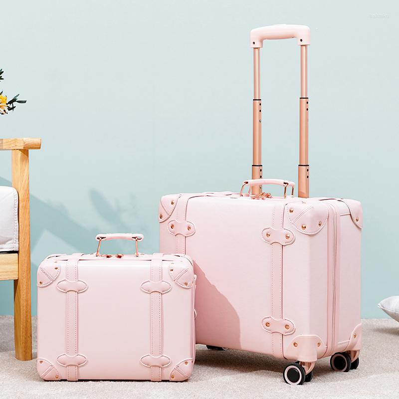 Suitcases Handmade Retro Luggage Pu Leather Trolley Suitcase Women 16/18 Inch Lightweight Boarding Case High-value Handbag Travel
Suitcases Handmade Retro Luggage Pu Leather Trolley Suitcase Women 16/18 Inch Lightweight Boarding Case High-value Handbag Travel