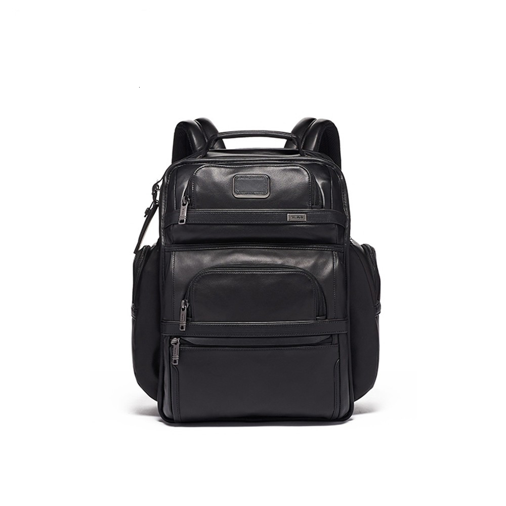 School Bags 578D3 Leather TPASS Business Class Top Cowhide Backpack Men's Computer 230106