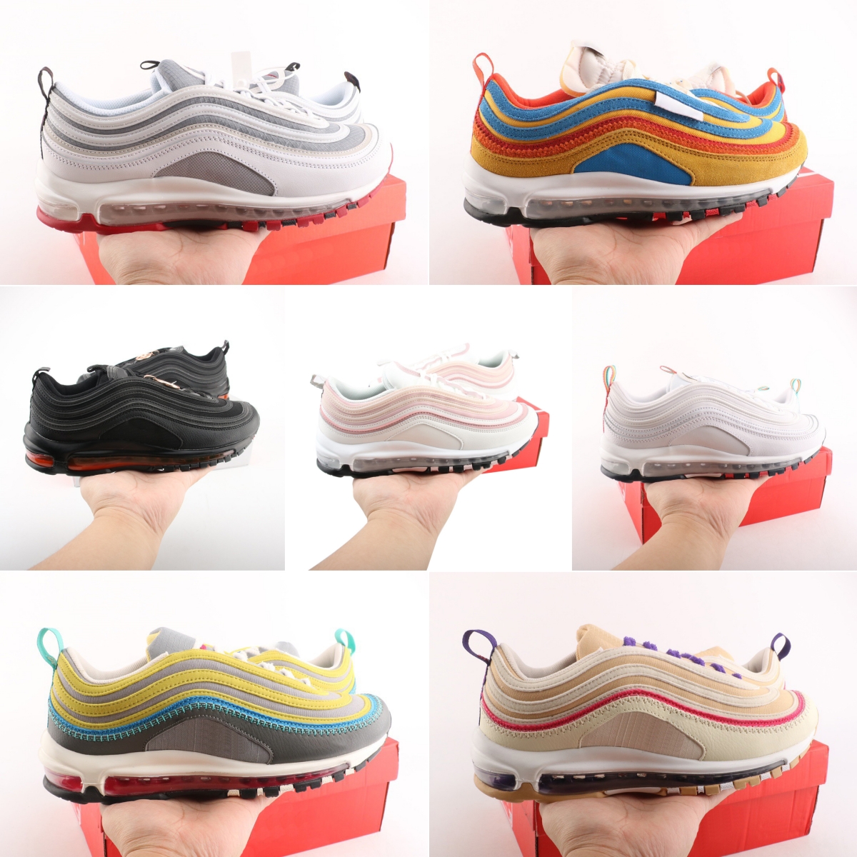 Max platform Undefeated Running shoe 97 Bullet Trainers Air Men Women Triple Black White Red Silver Sneakers, With box
Max platform Undefeated Running shoe 97 Bullet Trainers Air Men Women Triple Black White Red Silver Sneakers, With box