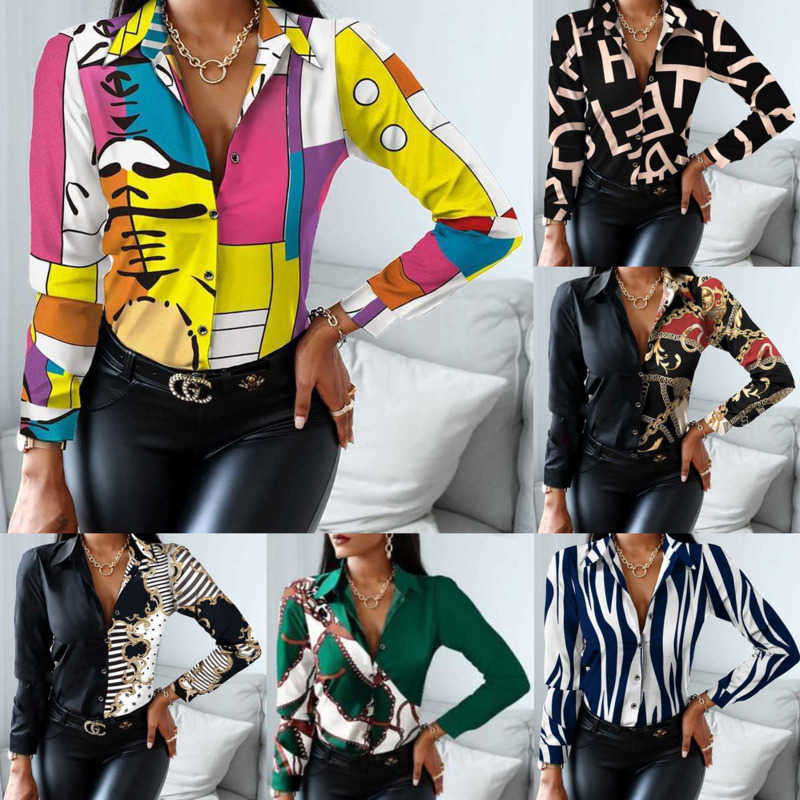 2023 Spring New Womens Shirt Plus Size 3xl Printed Long Sleeve High Quality Shirts Blouses Designer Tops Clothing For Ladies, #1
2023 Spring New Womens Shirt Plus Size 3xl Printed Long Sleeve High Quality Shirts Blouses Designer Tops Clothing For Ladies, #1