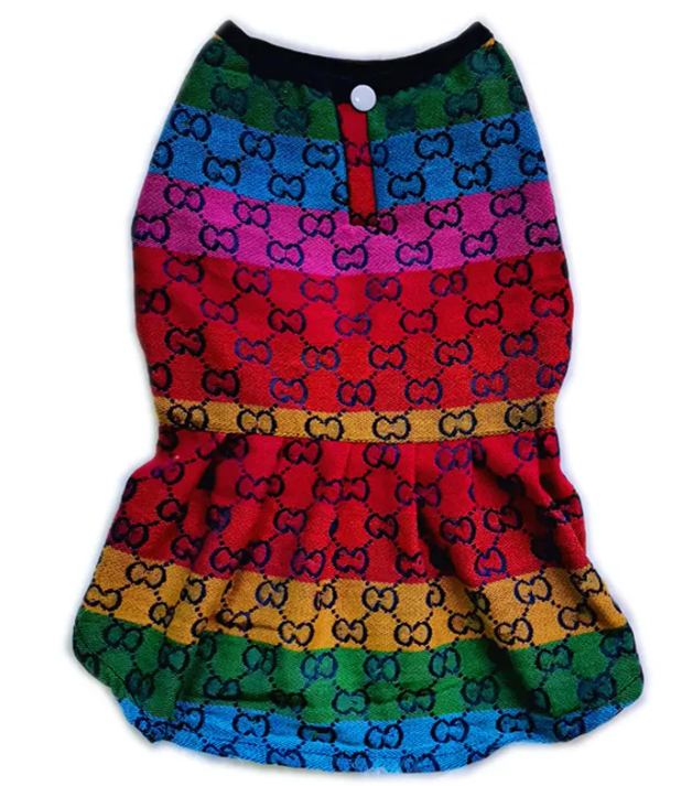 Dress Letter Pattern Dog Apparel Designer Dogs Clothes Cute Princess Cat Dresses Puppy Skirt for Small Girl Doggy Pink, Brown
Dress Letter Pattern Dog Apparel Designer Dogs Clothes Cute Princess Cat Dresses Puppy Skirt for Small Girl Doggy Pink, Brown