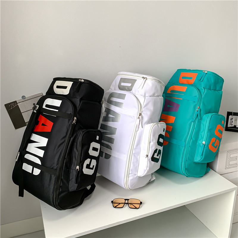 School Bags Highquality Women's Backpack Outdoor Waterproof Travel Oxford Spinning Large Capacity Unisex Green White Black 230106