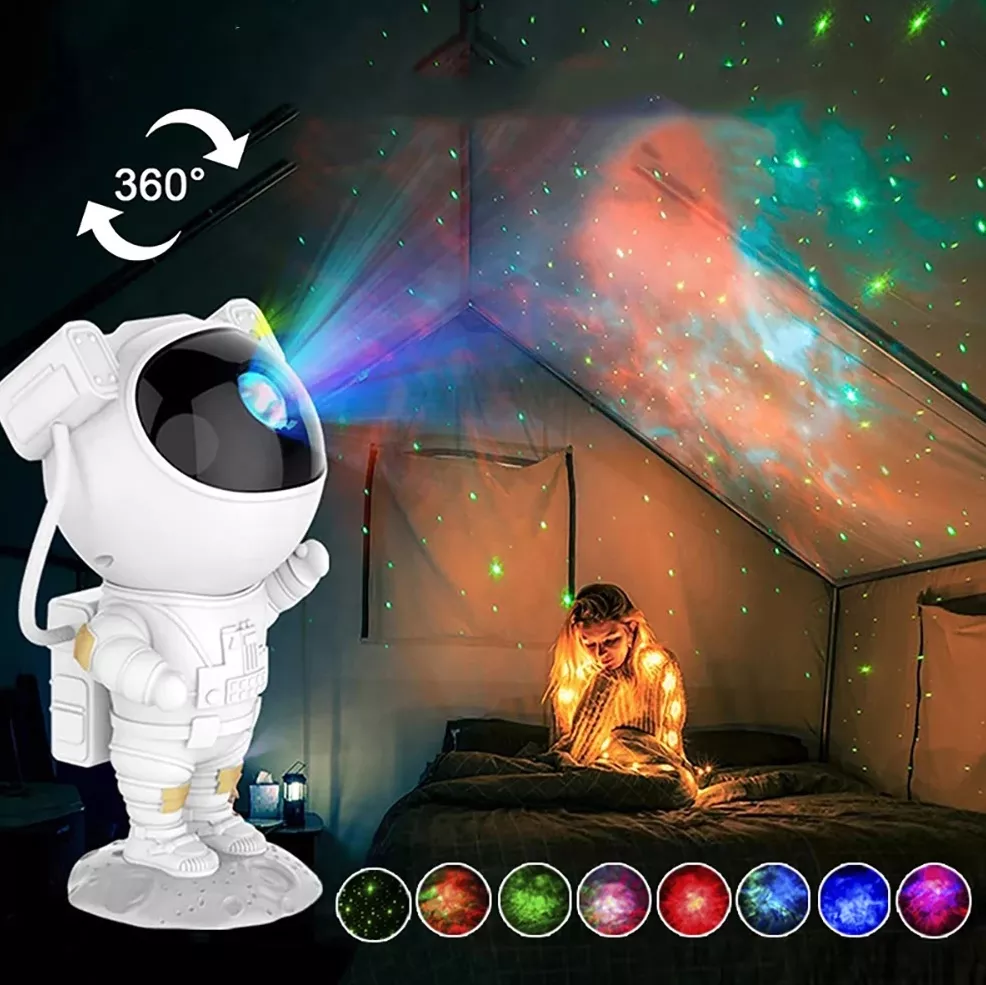 Space Astronaut Projector Lamp Kids Star Projector Nebula Galaxy Night Light Bedroom With Multiple Lighting Modes
Space Astronaut Projector Lamp Kids Star Projector Nebula Galaxy Night Light Bedroom With Multiple Lighting Modes