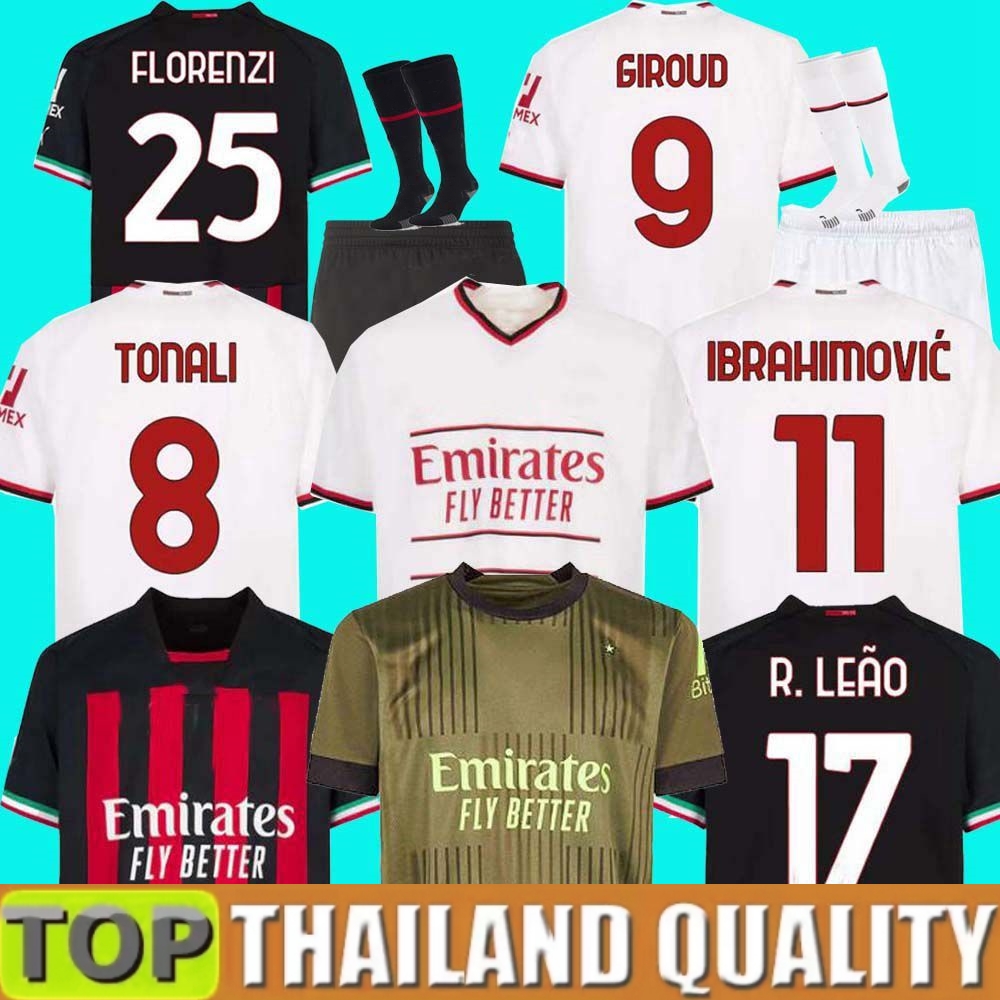 22 23 DE KETELAERE soccer jerseys R LEAO IBRAHIMOVIC football shirt TOMORI DIAZ GIROUD REBIC men kit kids equipment tops 11 9 8, 22 23 third kids
22 23 DE KETELAERE soccer jerseys R LEAO IBRAHIMOVIC football shirt TOMORI DIAZ GIROUD REBIC men kit kids equipment tops 11 9 8, 22 23 third kids