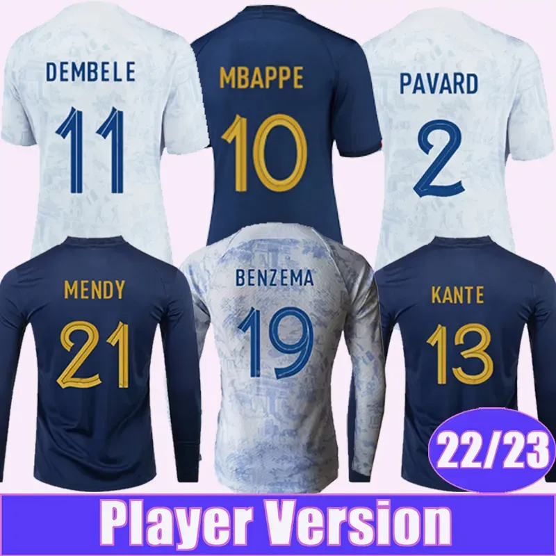 22 23 MBAPPE GIROUD GRIEZMANN Mens Soccer Jerseys KANTE BENZEMA DEMBELE Home Away Football Shirts Long Sleeves Player Version Uniforms, Qy10497 22 23 home no patch
22 23 MBAPPE GIROUD GRIEZMANN Mens Soccer Jerseys KANTE BENZEMA DEMBELE Home Away Football Shirts Long Sleeves Player Version Uniforms, Qy10497 22 23 home no patch