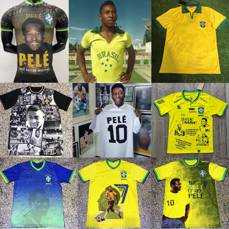 22-23 Brazils soccer jerseys PELE #10 Special version brasil Retro Vintage Classic Santos 1958 1970 1957 1962 1985 Football Shirts Long sleeve Kids Kits Socks Full Sets, 22-23 special
22-23 Brazils soccer jerseys PELE #10 Special version brasil Retro Vintage Classic Santos 1958 1970 1957 1962 1985 Football Shirts Long sleeve Kids Kits Socks Full Sets, 22-23 special