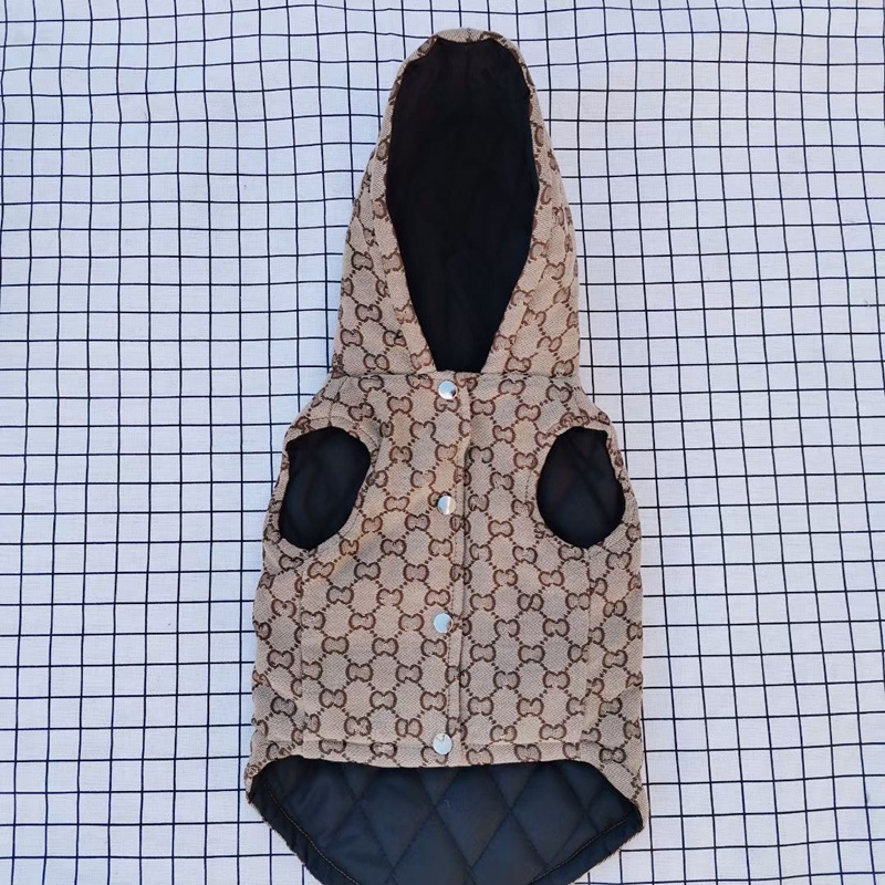 Fashion Pet Vest Cotton Clothes Autumn and Winter Dog Coat Wholesale Jacket