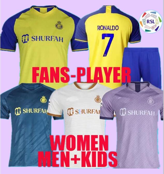 22 23 Al Nassr FC soccer Jerseys Ronaldo 2022 2023 Home yellow away 22 23 CR7 Gonzalo Martinez Talisca women FANS player version men kids kit Football Al-Nassr, 12
22 23 Al Nassr FC soccer Jerseys Ronaldo 2022 2023 Home yellow away 22 23 CR7 Gonzalo Martinez Talisca women FANS player version men kids kit Football Al-Nassr, 12