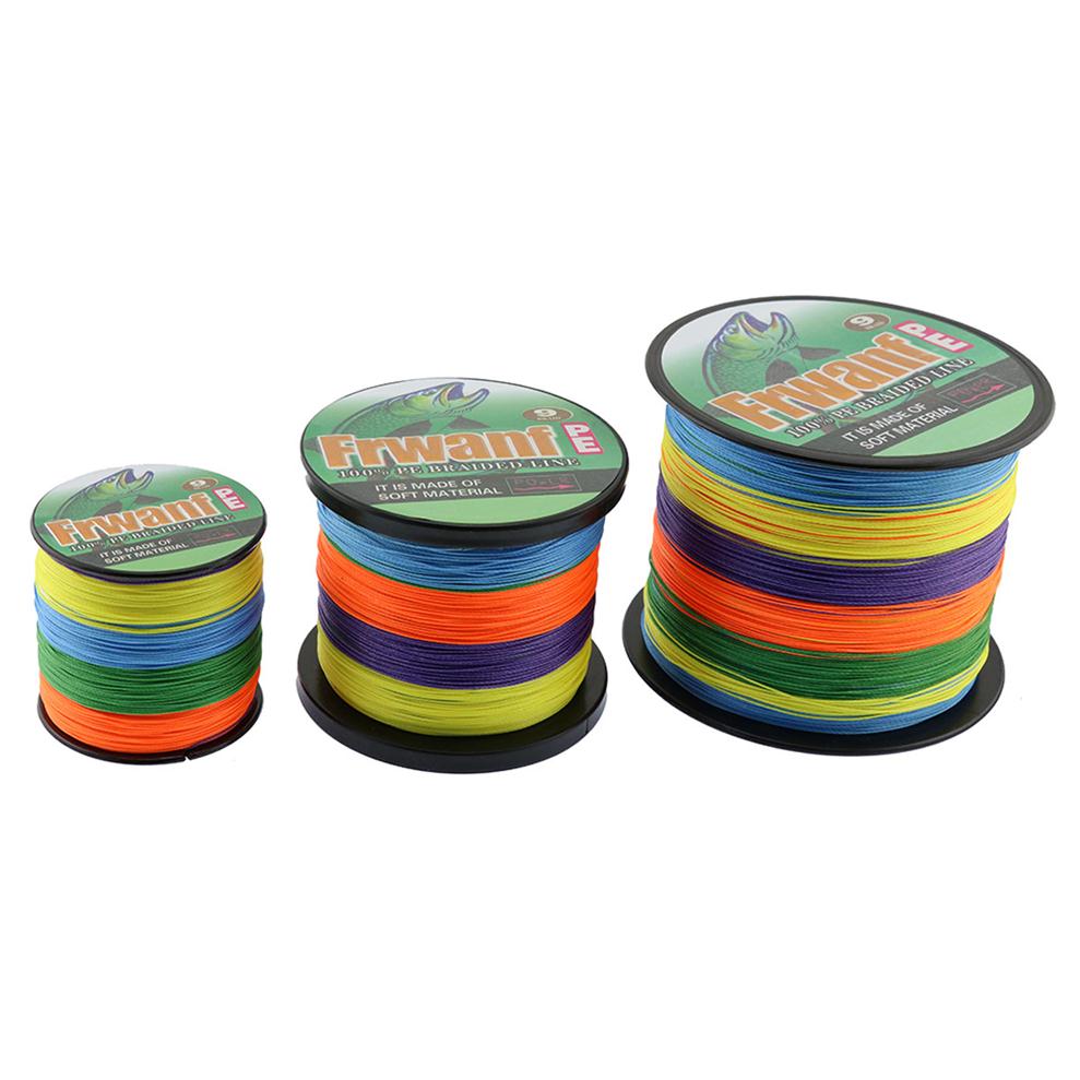 STRONG 9 Strands POWER Braided Fishing Line 500m Japanese green grey yellow Multifilament Fishing line 15lb310LB Power PE fishing